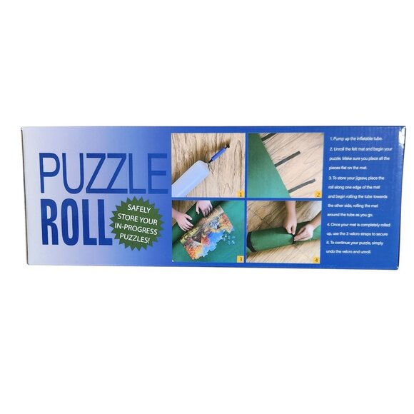 White Mountain Puzzle Roll Up Mat 47" x 35.5" NEW IN BOX - Picture 2 of 3